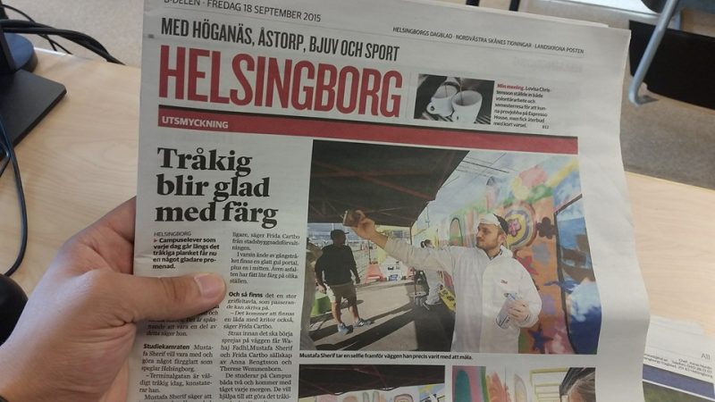 Artikel om Mustafa i Helsingsbord Dagblad Artikel om Mustafa i Helsingsbord Dagblad