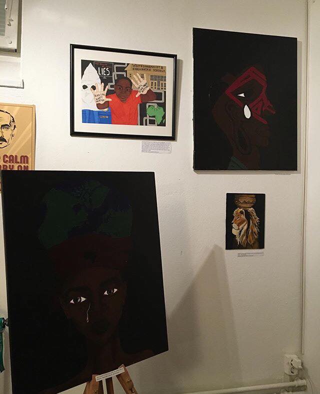 Utställning av Nasra Salim Utställning av Nasra Salim