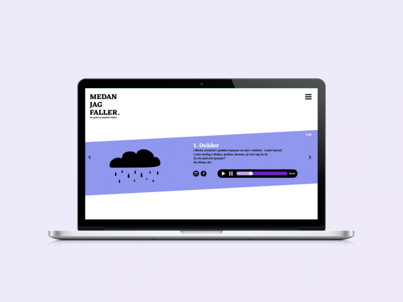 Medan jag faller - en podd om psykisk ohälsa Medan jag faller - en podd om psykisk ohälsa