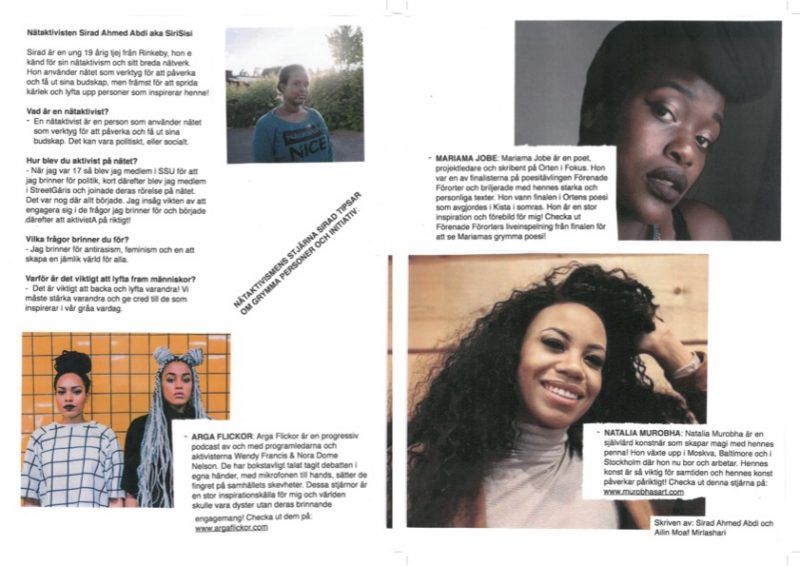 Reportage av Sirad Ahmed Abdi, Nyhetsbyrån HT 2016 Reportage av Sirad Ahmed Abdi, Nyhetsbyrån HT 2016