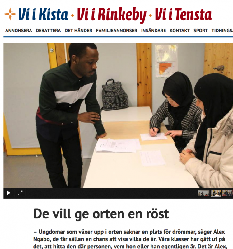 Motivera Ungdomarna i Tensta Gymnasiet Motivera Ungdomarna i Tensta Gymnasiet